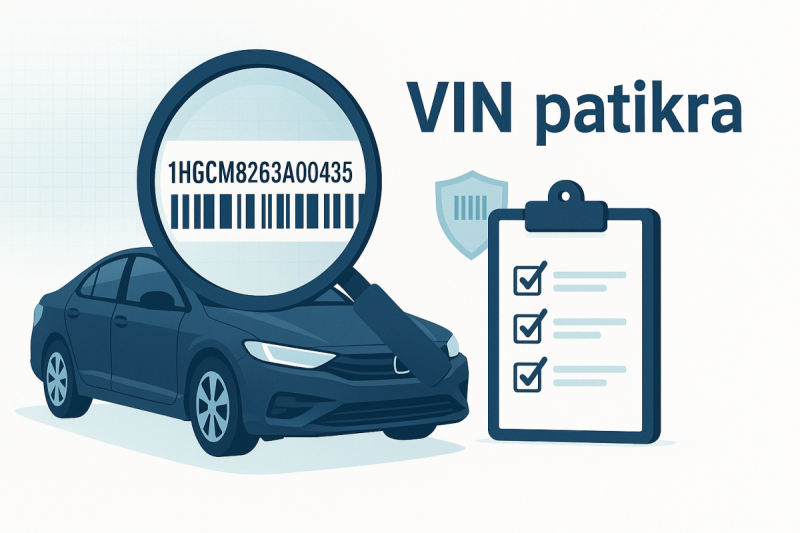 VIN patikra: kodėl svarbu patikrinti automobilio istoriją?